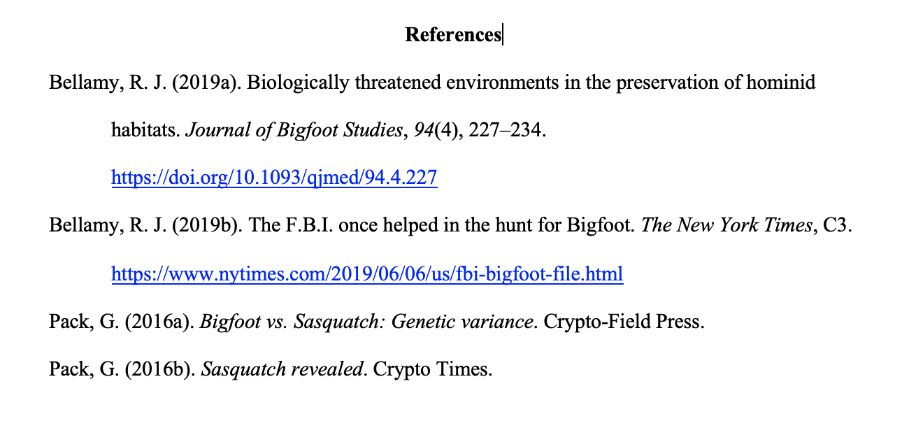 Sorting References with the same Author &amp; Years (Add-in) – PERRLA